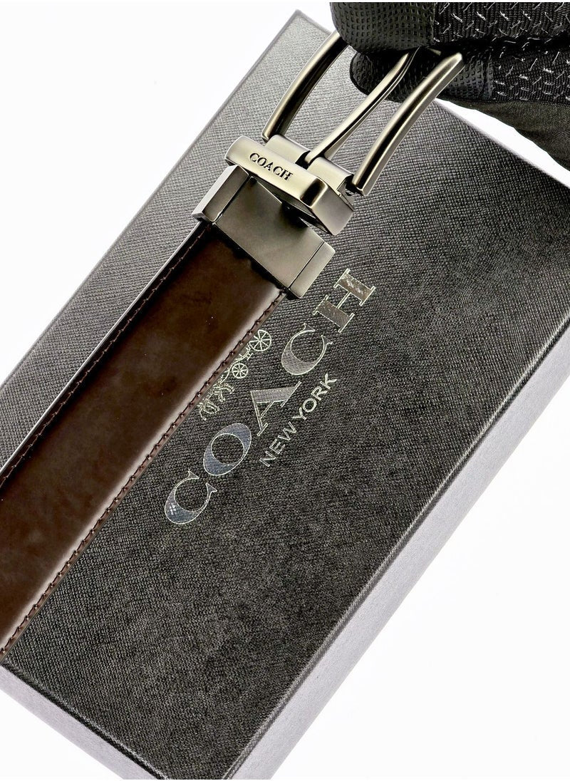 Coach Signature Wallet & Reversible Belt Set For Men 23