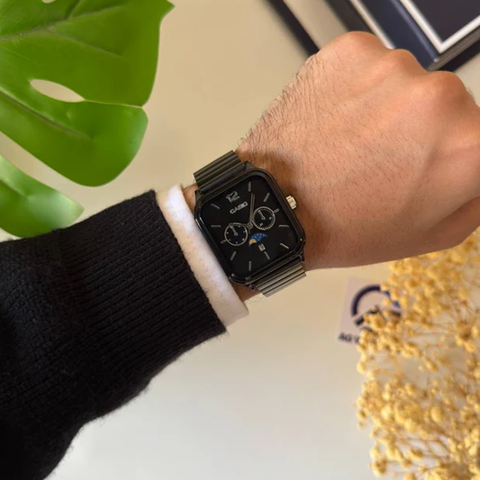 Casio sun moon square New Edition - Black Band