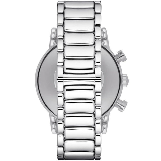Emporio Armani AR1894 Men’s Black Dial Stainless Steel Luigi Chronograph Watch