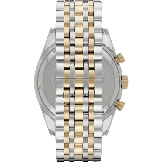 Emporio Armani AR6088 Men’s Blue Dial Two-Tone Stainless Steel Chronograph Watch