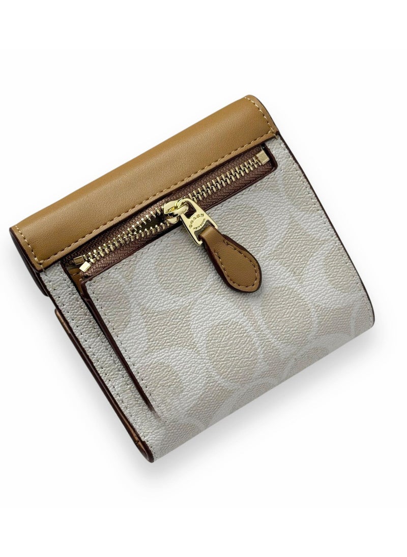 Coach Women's Compact Tri-Fold Wallet 102#