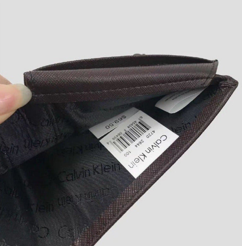 CK Brown Wallet-Keychain-Card Holder Set For Men 5#