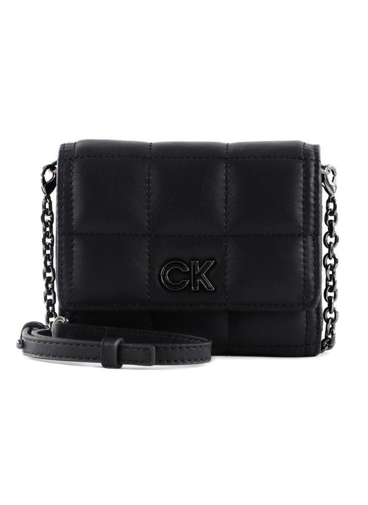 CK Quilted Black Wallet For Women 77#