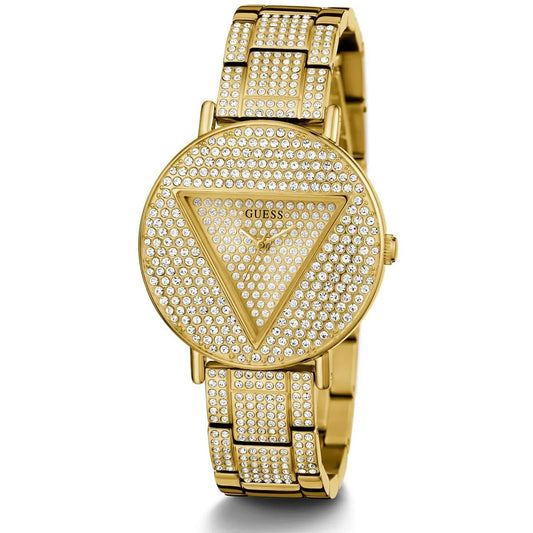 Guess Trend GW0512L2 Gold Case Full Crystal Dial Gold Metal Women's Watch
