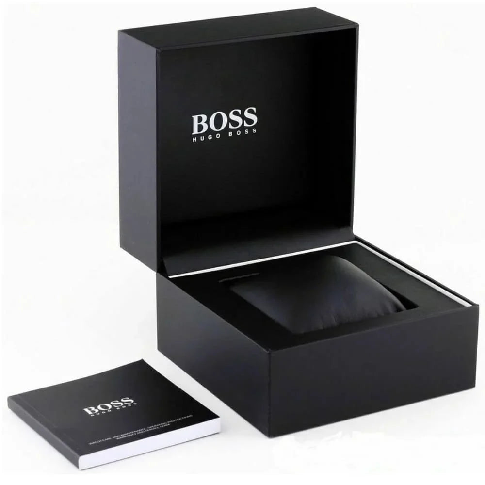 Hugo Boss Candor 1514223 Men's Grey Steel Watch with Blue Dial