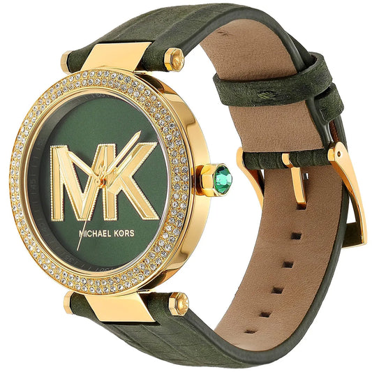 Michael Kors Women’s Watch – Model MK4724 | Parker Collection in Elegant Green Leather