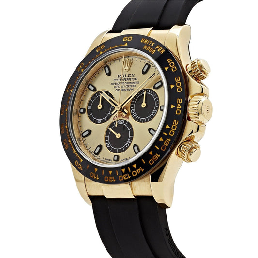 Rolex Cosmograph Daytona Watch For Men - Gold Dial