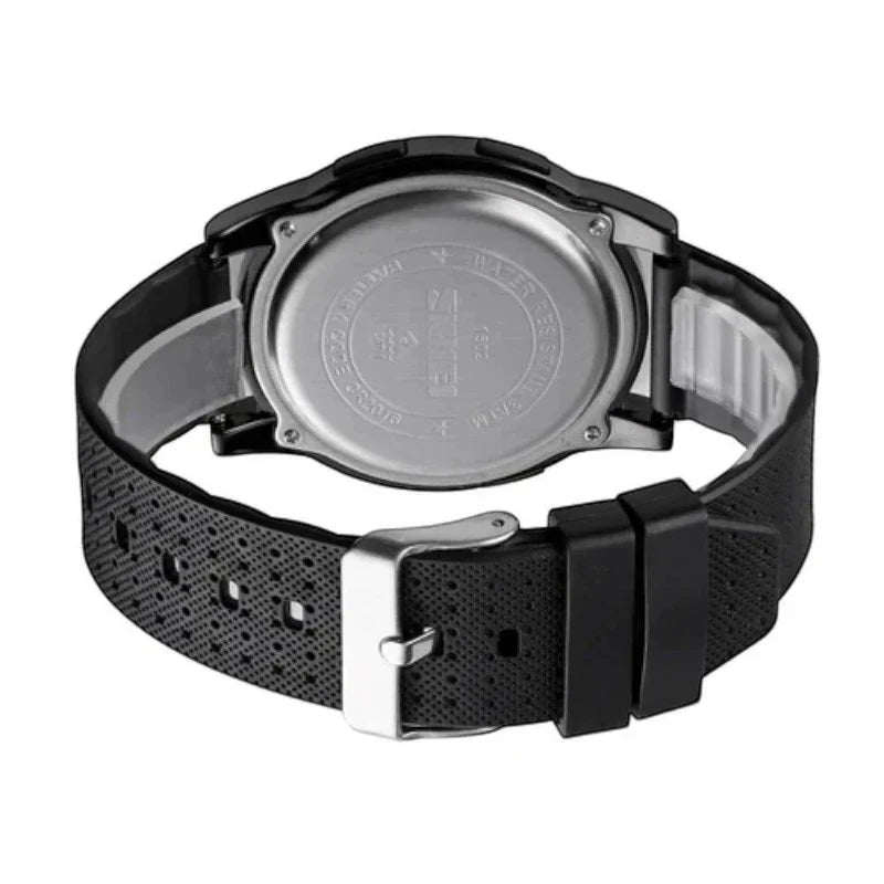 ساعة سكمي 1502 الرقمية فائقة النحافة هيكل فضي وميناء واضح