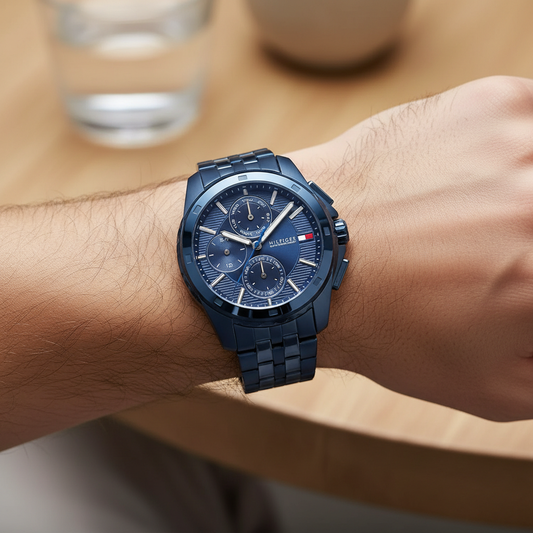 Tommy Hilfiger Walker 1710622 Men's Blue Ion-Plated Steel Watch