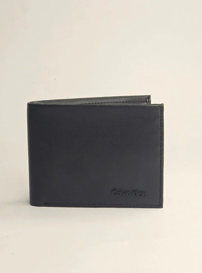CK Black Leather Wallet-Belt Set For Men 9#