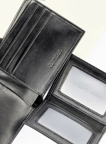 CK Black Leather Wallet For Men 70#