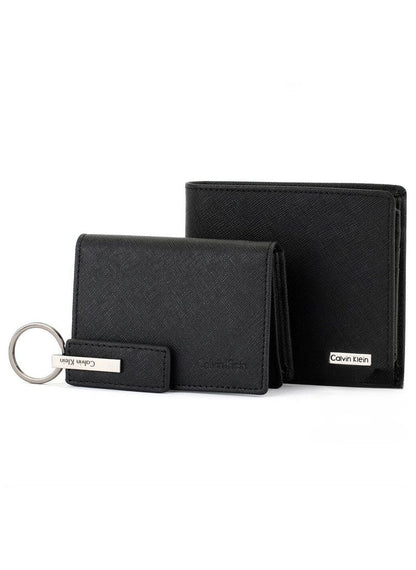 CK Black Wallet-Keychain-Card Holder Set For Men 6#