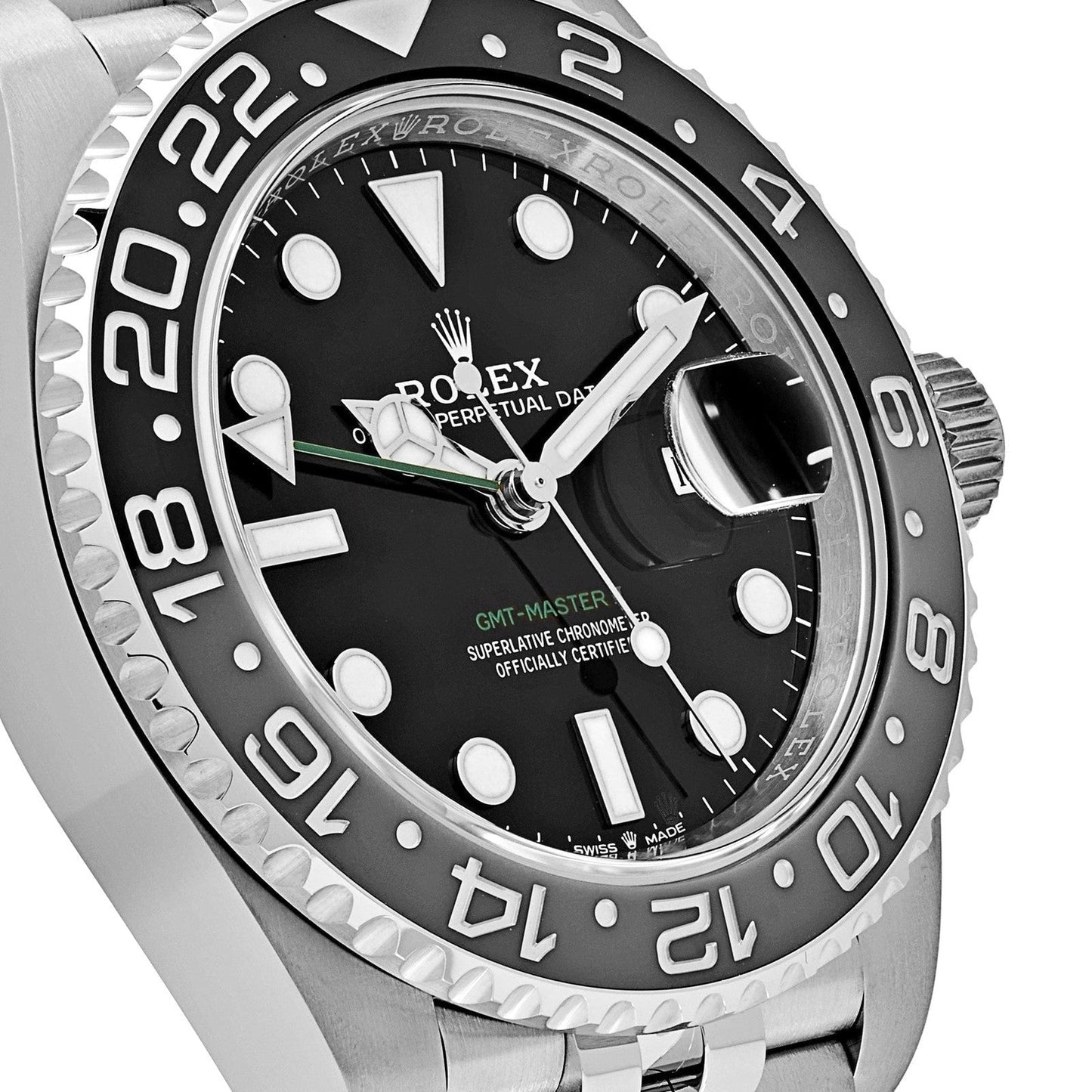 Rolex GMT-Master Watch For Men - Black & Silver