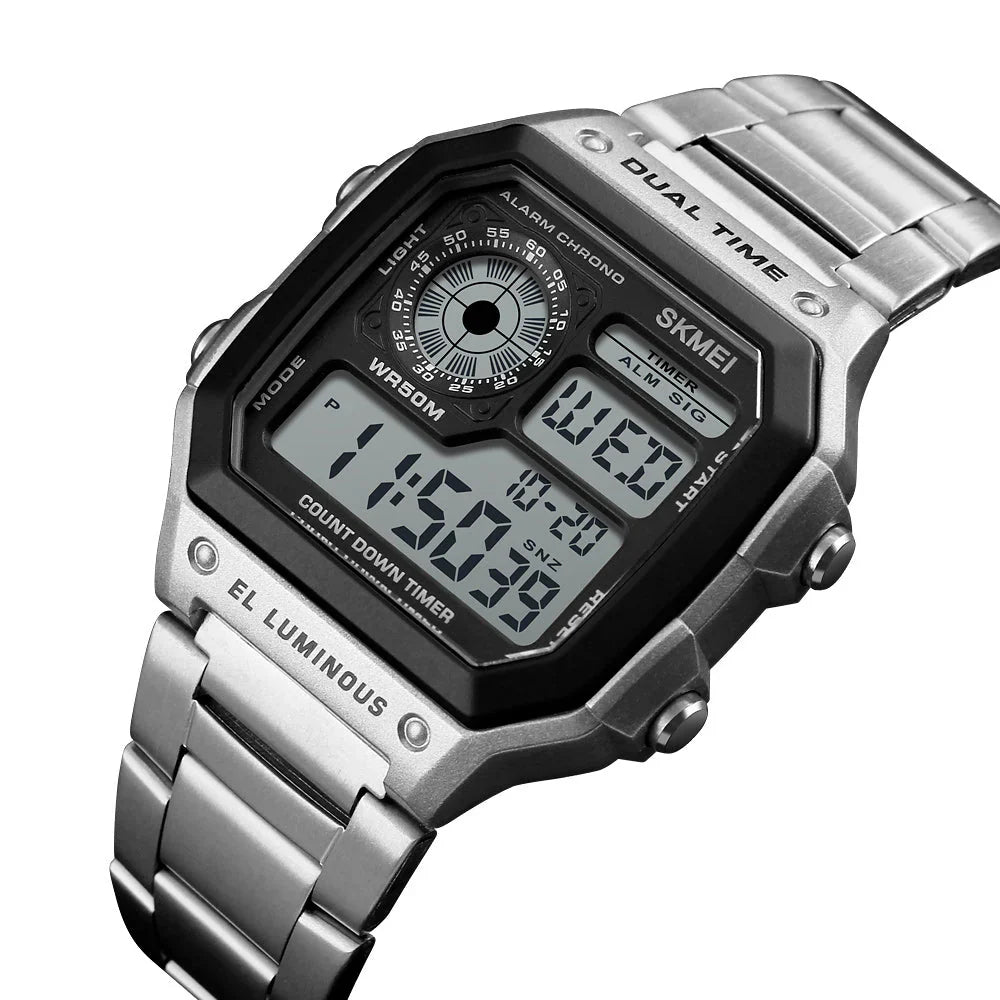 SKMEI Men Sport Waterproof Electronic Digital Watch - 1335