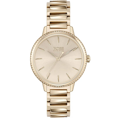 Hugo Boss Women’s Watch – Model 1502540 | Elegant Rose Gold Signature Design