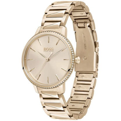 Hugo Boss Women’s Watch – Model 1502540 | Elegant Rose Gold Signature Design
