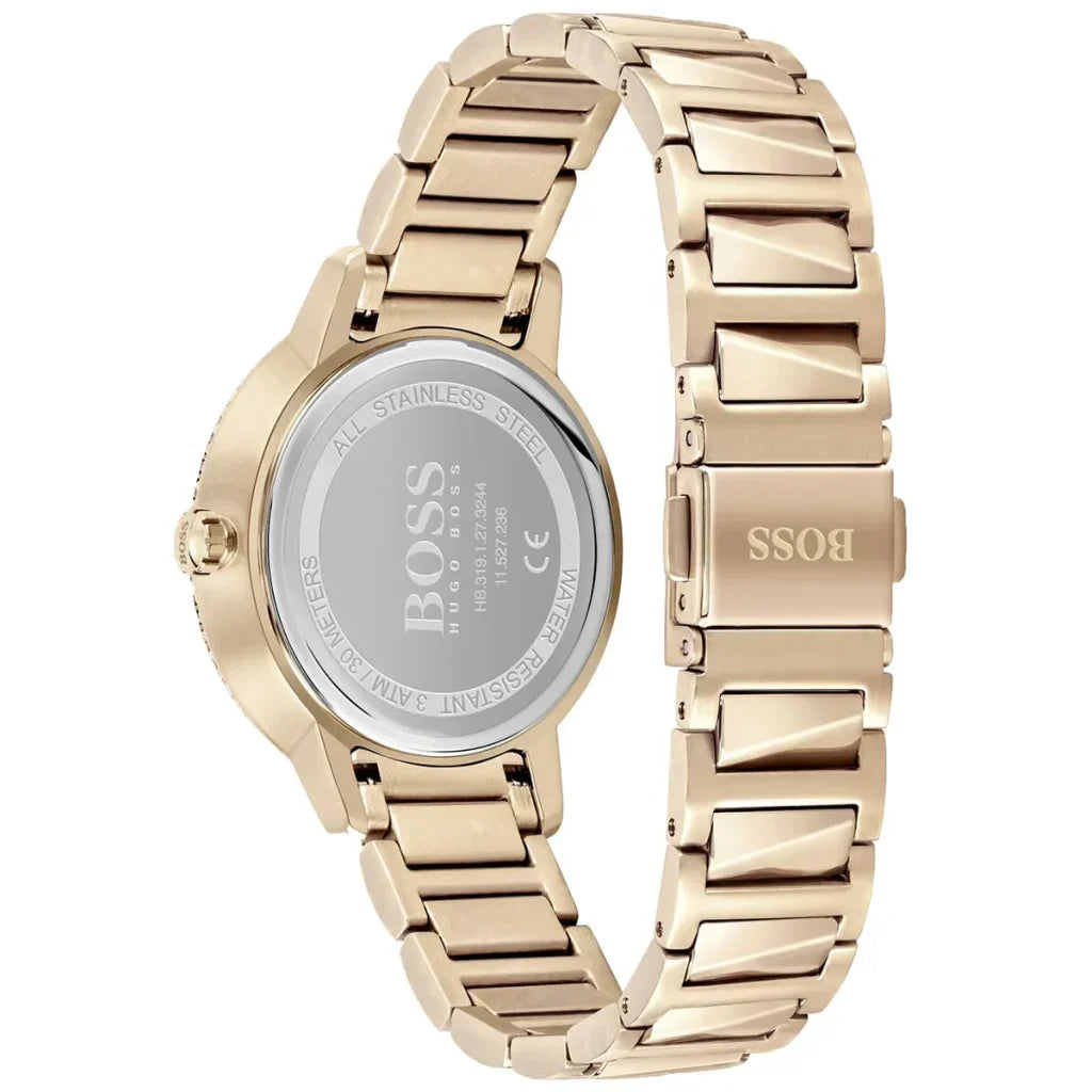 Hugo Boss Women’s Watch – Model 1502540 | Elegant Rose Gold Signature Design