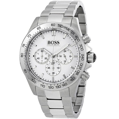 Hugo Boss Ikon 1512962 Silver Case Silver Dial Silver Metal Men's Watch