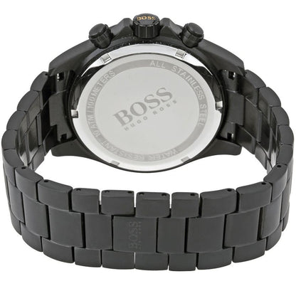 Hugo Boss Ikon 1513278 Black Ion-Plated Case Black Dial Men's Watch