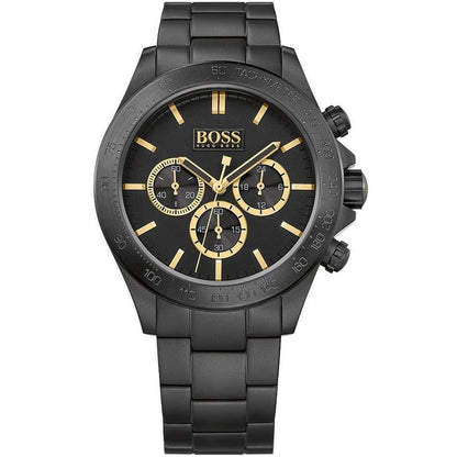 Hugo Boss Ikon 1513278 Black Ion-Plated Case Black Dial Men's Watch