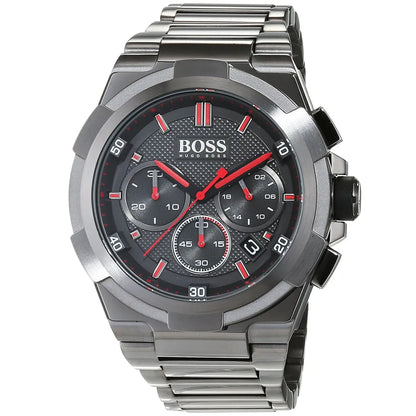 Hugo Boss Supernova 1513361 Gray Ion-Plated Case Gray Dial Men's Watch
