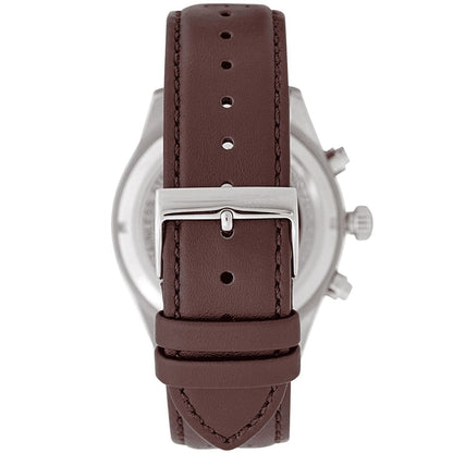 Hugo Boss Spirit 1513690 Grey Case Silver Dial Brown Textile Men's Watch