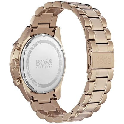 Hugo Boss Trophy 1513632 Rose Gold Case Gray Dial Rose Gold Metal Men's Watch