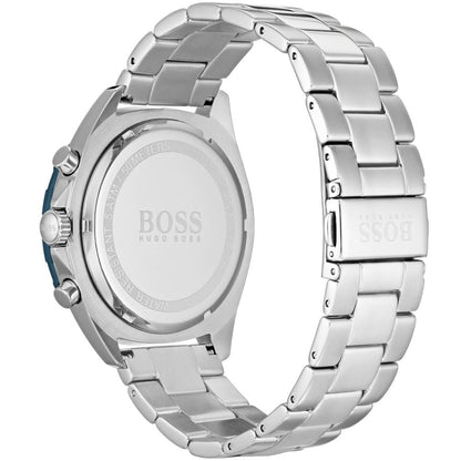 Hugo Boss Intensity 1513665 Silver Case Blue Dial Blue Bezel Men's Watch