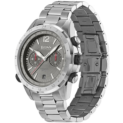 Hugo Boss Nomad 1513774 Silver Case Gray Dial Silver Metal Men's Watch