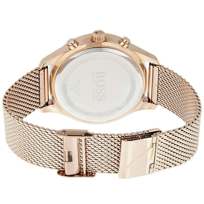 Hugo Boss Associate 1513806 Rose Gold Ion-Plated Stainless Steel Mesh Bracelet Men's Watch