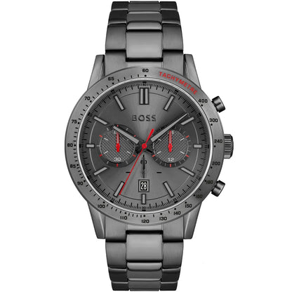 Hugo Boss Allure 1513924 Gray Ion-Plated Stainless Steel Gray Dial Men's Watch
