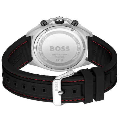 Hugo Boss Runner 1513969 Black Case Black Dial Black Rubber Men's Watch