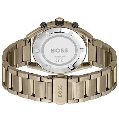 Hugo Boss Centre Court 1514027 Gold Ion-Plated Stainless Steel Black Dial Men's Watch