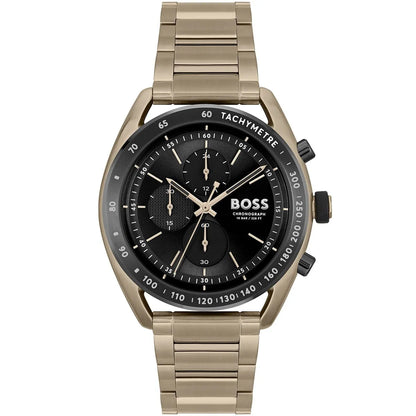 Hugo Boss Centre Court 1514027 Gold Ion-Plated Stainless Steel Black Dial Men's Watch