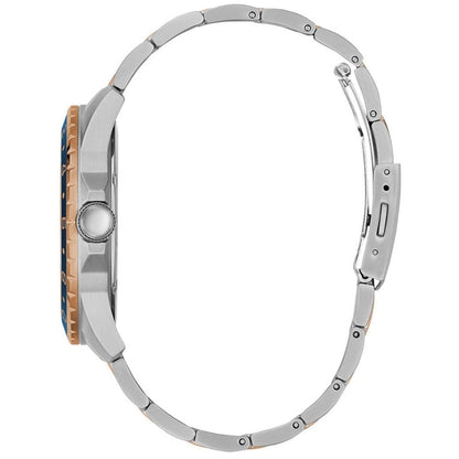 Guess Odyssey W1107G3 Men's Two-Tone Rose Gold & Silver Panda Dial Watch