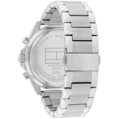 Tommy Hilfiger Jax 1710656 Silver Navy Blue Dial Metal Men's Watch