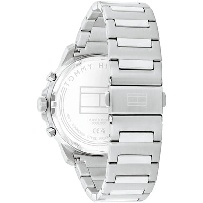 Tommy Hilfiger Henry 1710683 Silver Grey Skeleton Dial Rose Gold Accents Watch