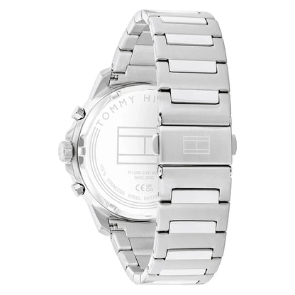 Tommy Hilfiger Henry 1710684 Silver Blue Skeleton Dial Metal Men's Watch