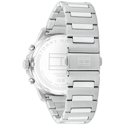 Tommy Hilfiger Henry 1710686 Silver Green Skeleton Dial Metal Men's Watch