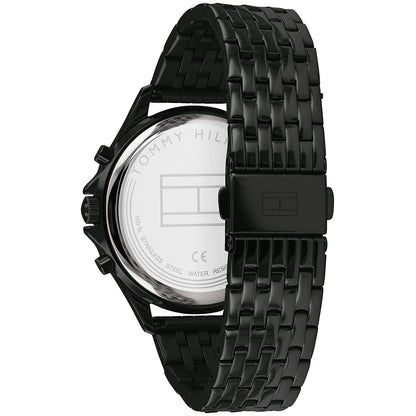 Tommy Hilfiger Ari 1782144 Multi-Function Black Dial All-Black Stainless Steel Women's Watch