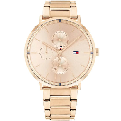 Tommy Hilfiger Jenna 1782296 Multi-Function Rose Gold-Tone Stainless Steel Women's Watch
