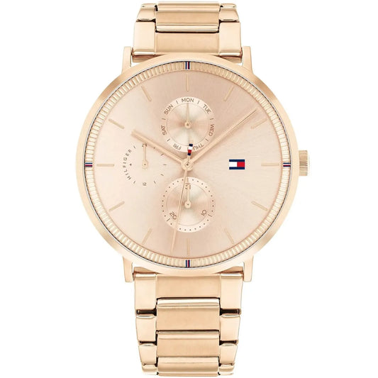 Tommy Hilfiger Jenna 1782296 Multi-Function Rose Gold-Tone Stainless Steel Women's Watch