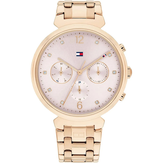 Tommy Hilfiger Ivy 1782345 Rose Gold-Tone Pink Dial Women's Watch