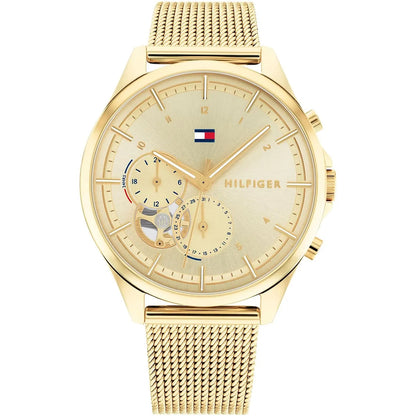 Tommy Hilfiger Lori 1782417 Multi-Function Champagne Dial Women's Mesh Watch