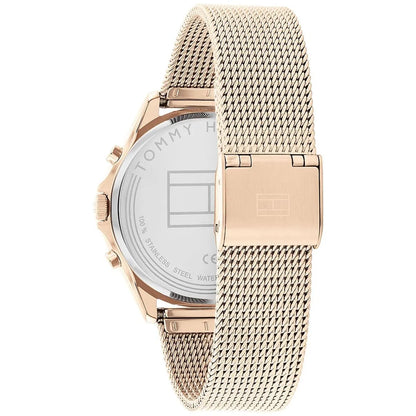 Tommy Hilfiger Quinn 1782486 Rose Gold-Tone Mesh Strap Women's Watch