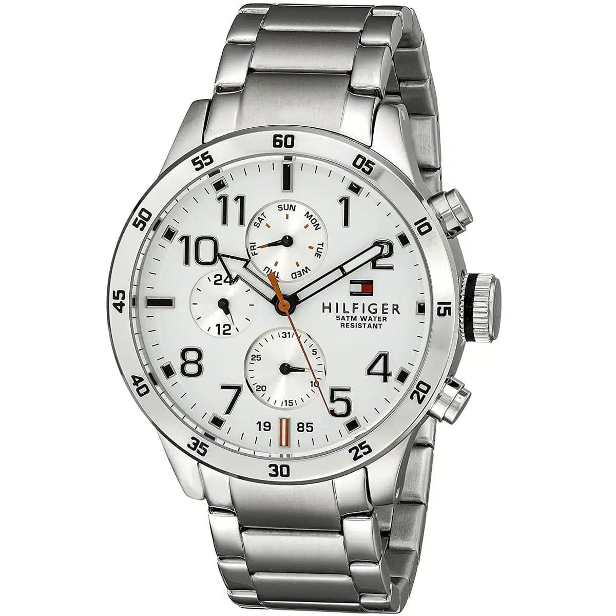 Tommy Hilfiger Trent 1791140 Multi-Function White Dial Men's Watch