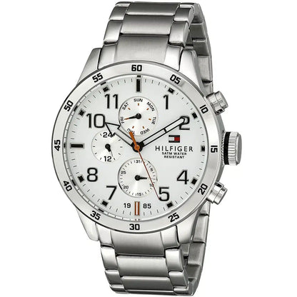 Tommy Hilfiger Trent 1791140 Multi-Function White Dial Men's Watch