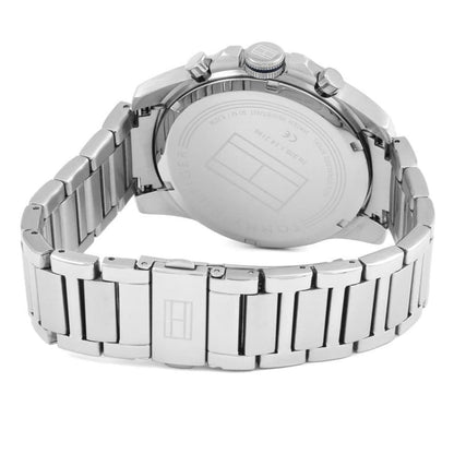 Tommy Hilfiger Decker 1791348 Silver-Tone Blue Dial Men's Watch