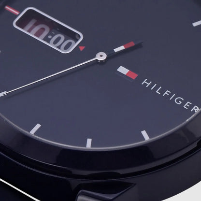 Tommy Hilfiger Denim 1791381 All Blue Rubber Strap Men's Watch
