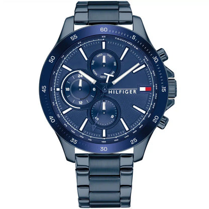 Tommy Hilfiger Bank 1791720 Multi-Function Blue Dial Men's Watch